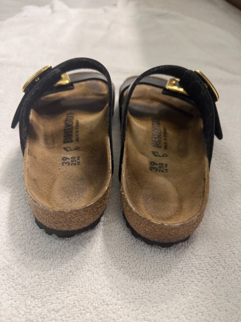 Birkenstock Arizone Big Buckle black size 9 - Picture 4 of 5